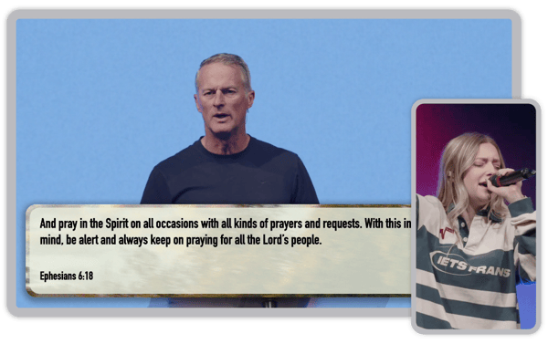 Live stream stills from River City Church