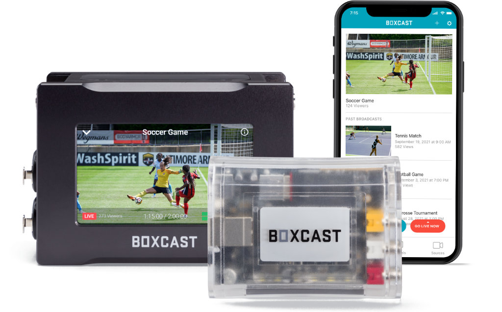 BoxCaster Pro, BoxCaster, and Broadcaster App