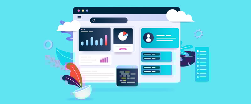 website elements and features illustration