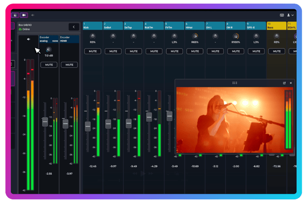 Remote Mix Mixer View