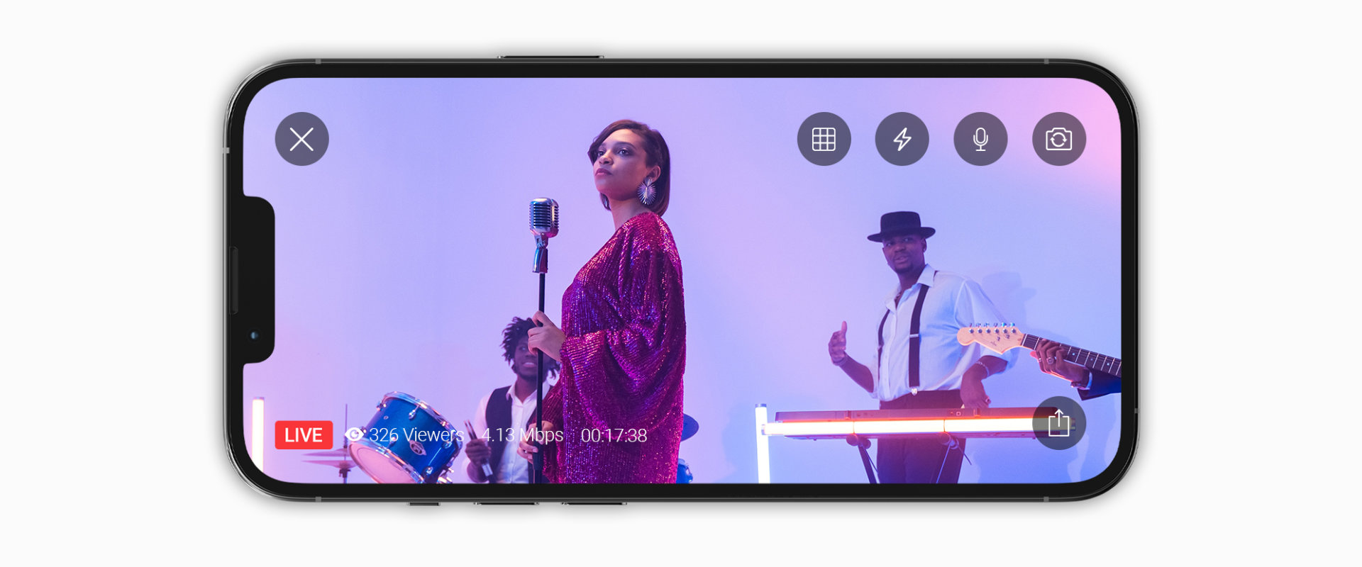 Broadcaster app