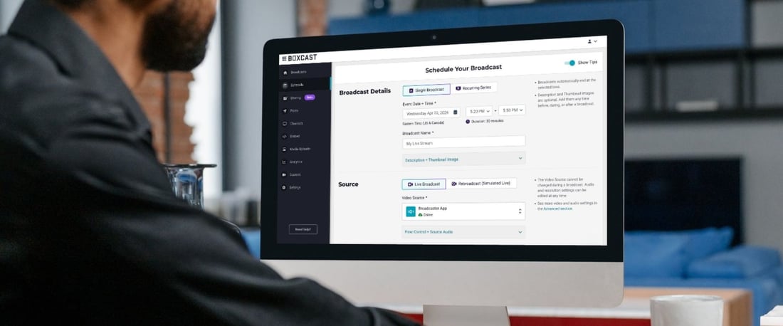 BoxCast Scheduling on Computer