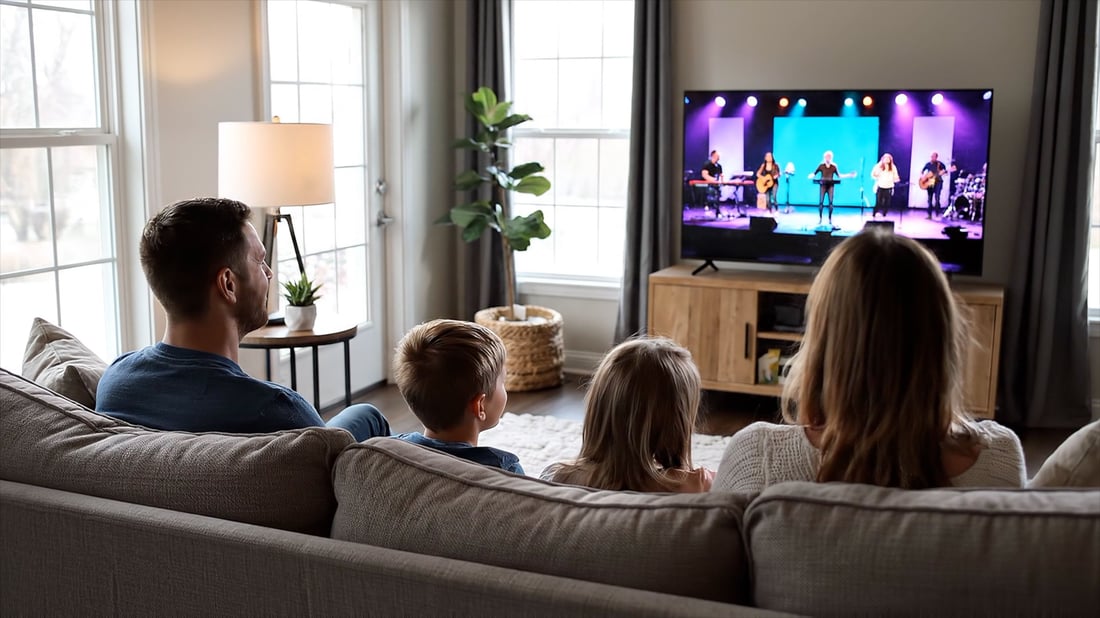Church Live Stream from Home