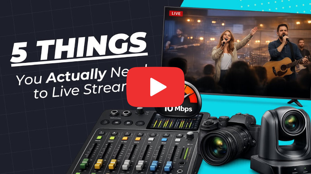 5 Thinks You Actually Need to Live Stream video thumbnail