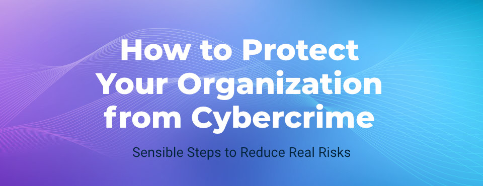 How to Protect Your Organization from Cybercrime: Sensible Steps to Reduce Real Risks