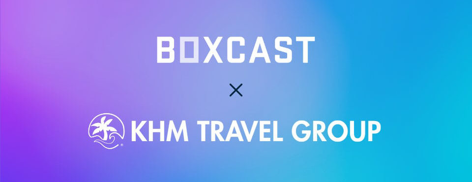 BoxCast and KHM Travel Group logos