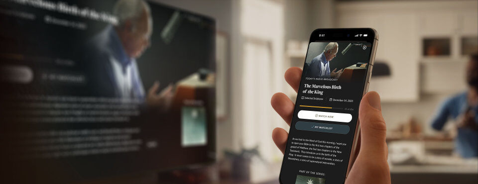Custom apps on a mobile device and TV