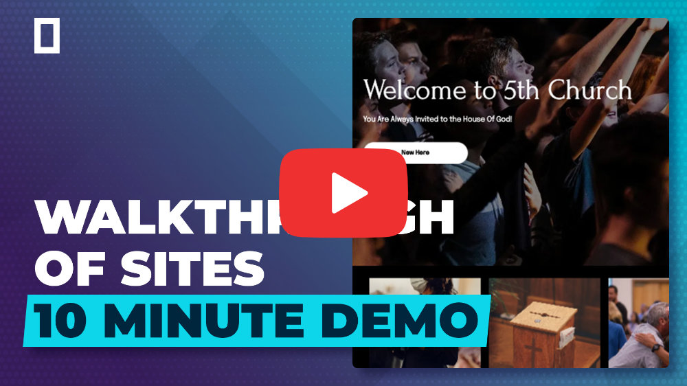 Walkthrough of Sites – 10 Minute Demo!
