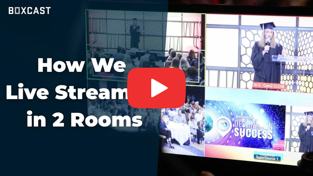 How We Live Streamed in 2 Rooms video thumbnail