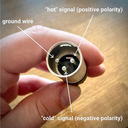 XLR cable tip