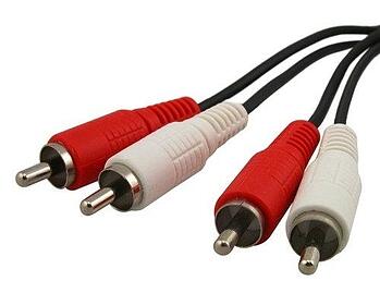 25 FT Gold RCA Audio Cable - Stereo