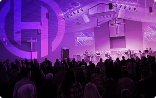 Image of Hillcrest Baptist Church worship service