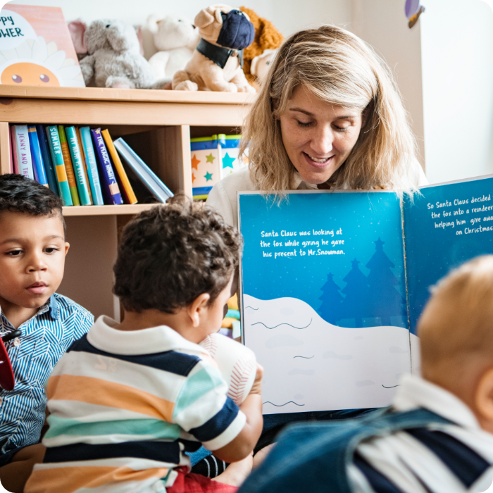 Youth reading program at a local library