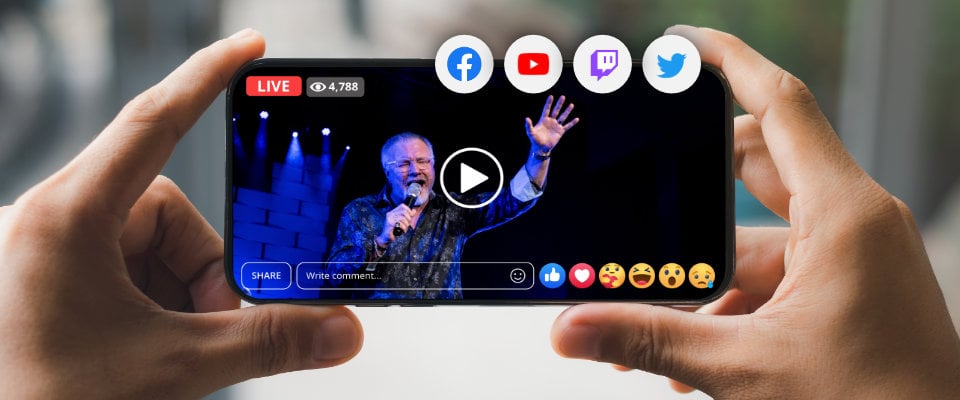 Phone video multistreaming on social media platforms