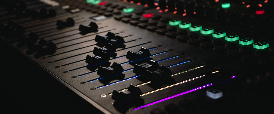Audio production mixer
