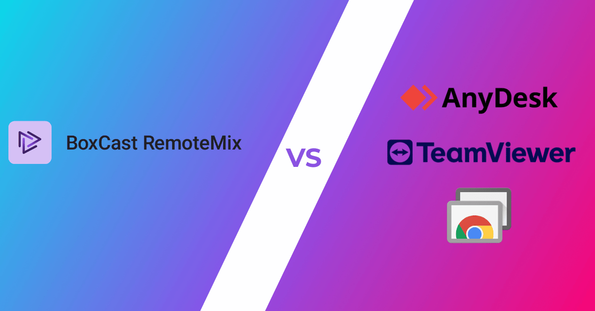 BoxCast RemoteMix vs. Remote Desktop Audio Tool