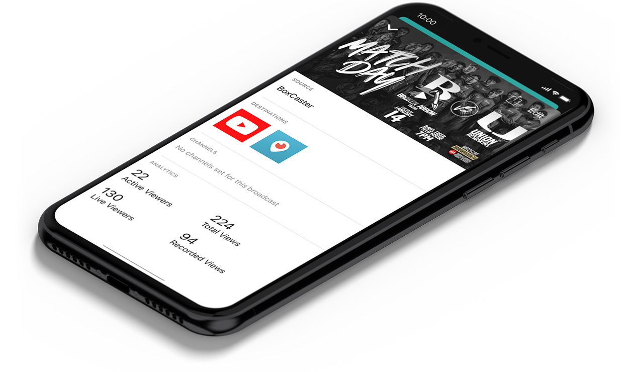 Broadcaster App Powerful HD Live Streaming for iOS