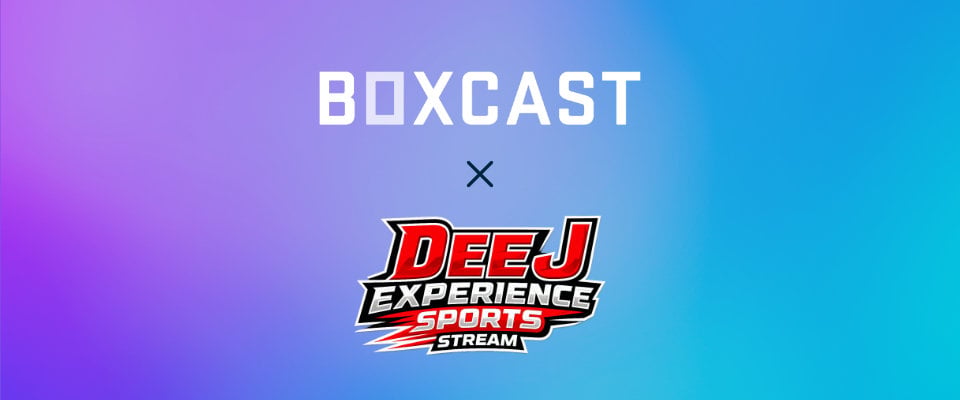 BoxCast and DeeJ Experience logos