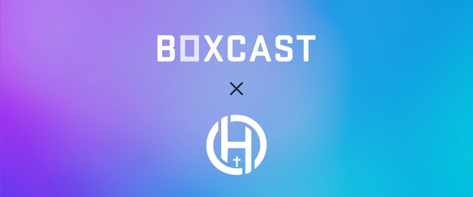BoxCast and Hillcrest Baptist Church logos