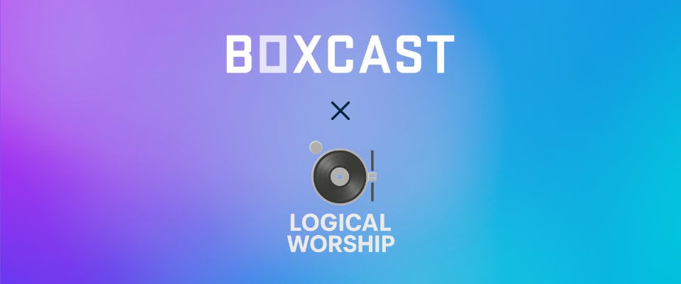 BoxCast and Logical Worship's logos